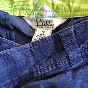 Thin whale corduroy pants slight bell bottom .